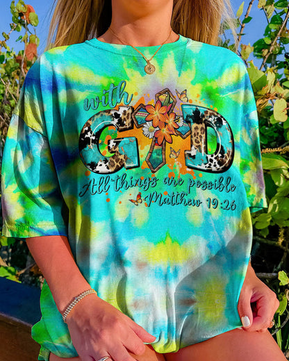 With God All Things Are Possible Women's All Over Print Shirt - Tytm0507231