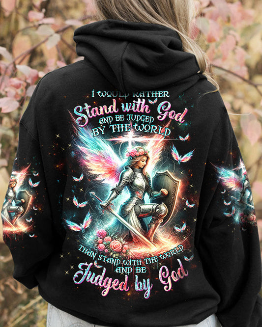 I Would Rather Stand With God Warrior Women's All Over Print Shirt - Tltw1411235