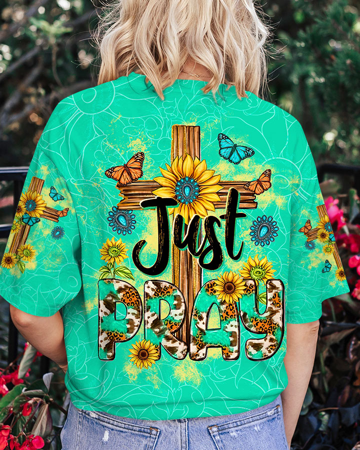 Just Pray Women's All Over Print Shirt - Tltw1011235