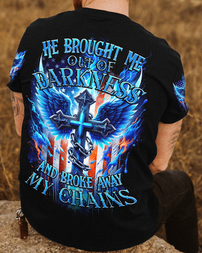 He Brought Me Out Of Darkness Men's All Over Print Shirt - Tytd0211231