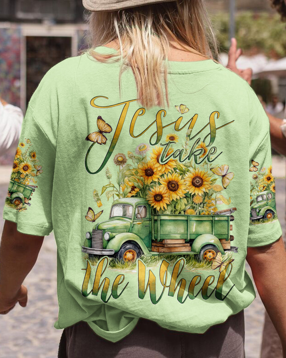 Jesus Take The Wheel Women's All Over Print Shirt - Tytd0412231