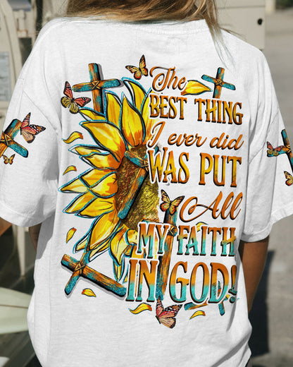 All My Faith in God Women's All Over Print Shirt - Tytd0707233