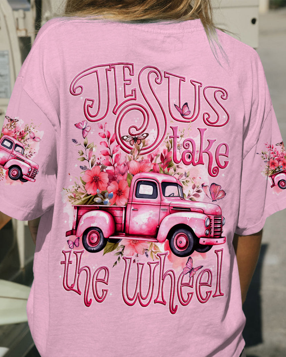 Jesus Take The Wheel Women's All Over Print Shirt - Tytd1112232