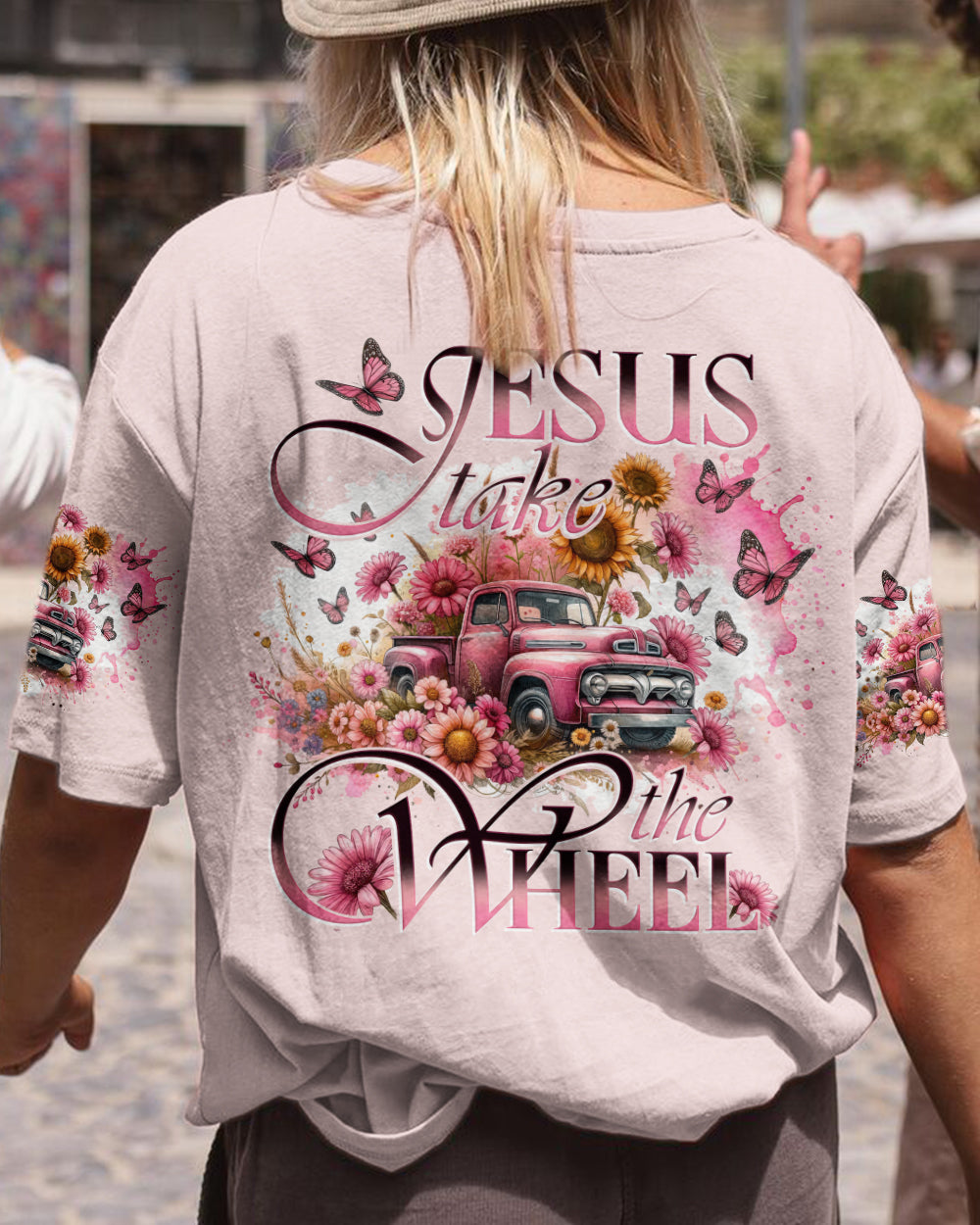 Jesus Take The Wheel Women's All Over Print Shirt - Tytd1011232