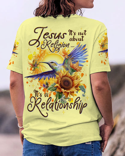 Jesus It's A Relationship Women's All Over Print Shirt - Tlnt0609234