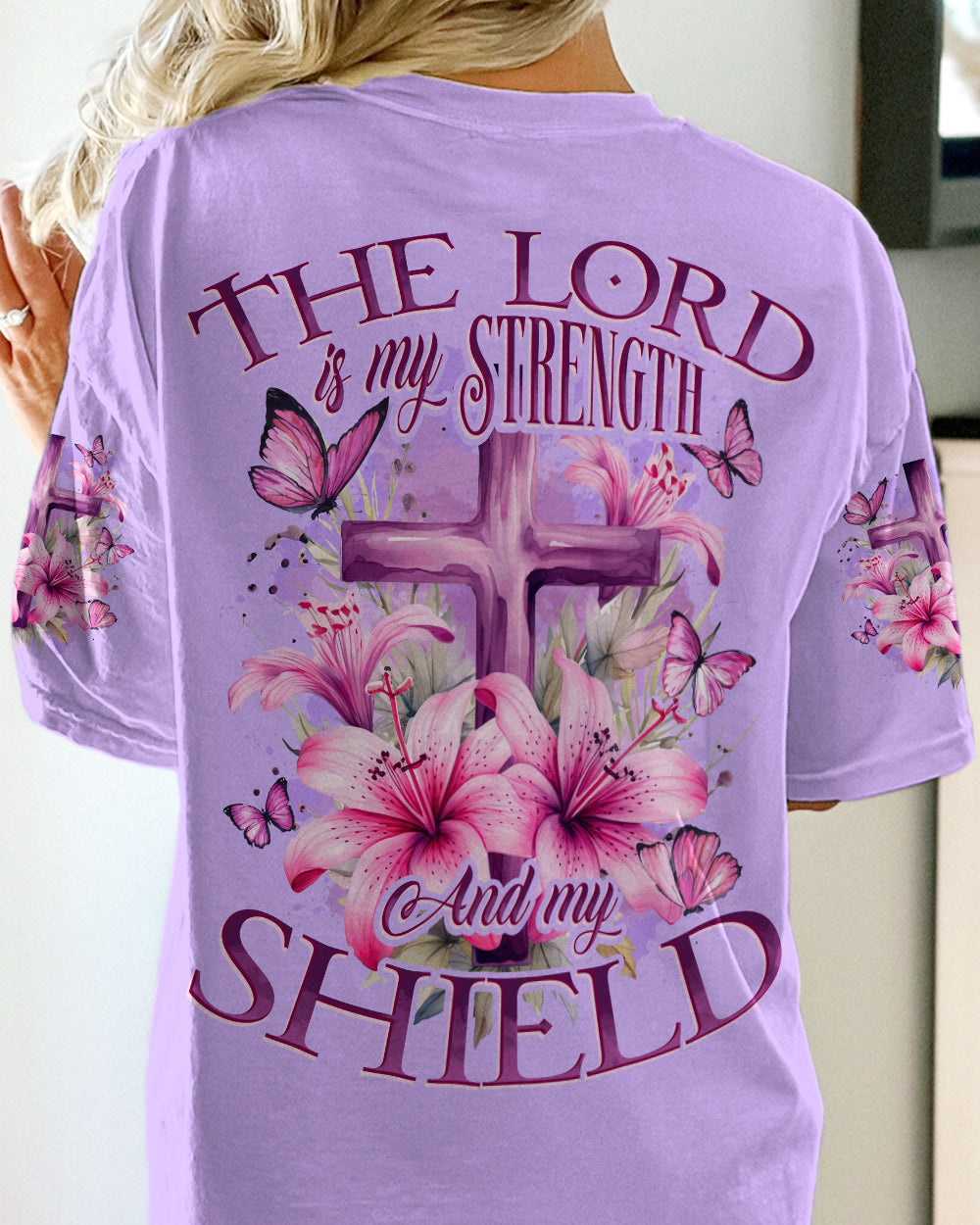 The Lord Is My Strength Women's All Over Print Shirt - Tytd2408231