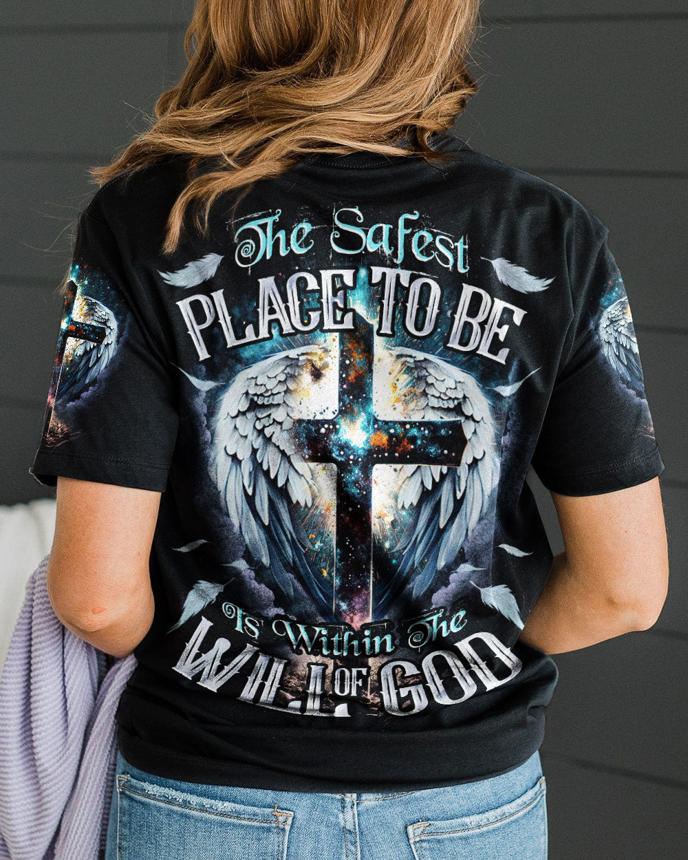 The Safest Place Women's All Over Print Shirt - Tytd1207231