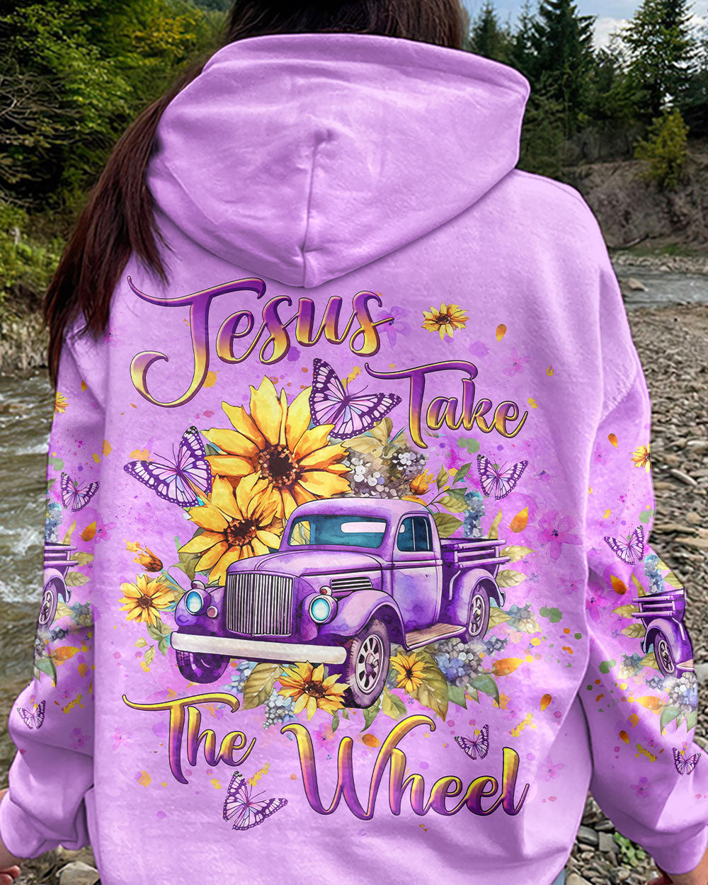 Jesus Take The Wheel Sunflowers Women's All Over Print Shirt - Yhlt3011232