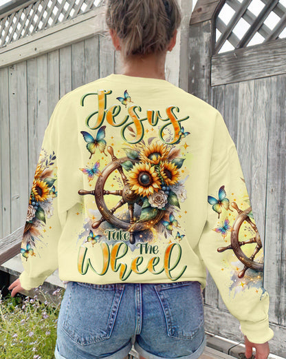 Jesus Take The Wheel Women's All Over Print Shirt - Tltr1711233