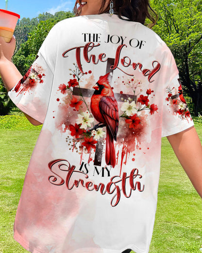 The Joy Of The Lord Cardinal Women's All Over Print Shirt - Tltr1310233