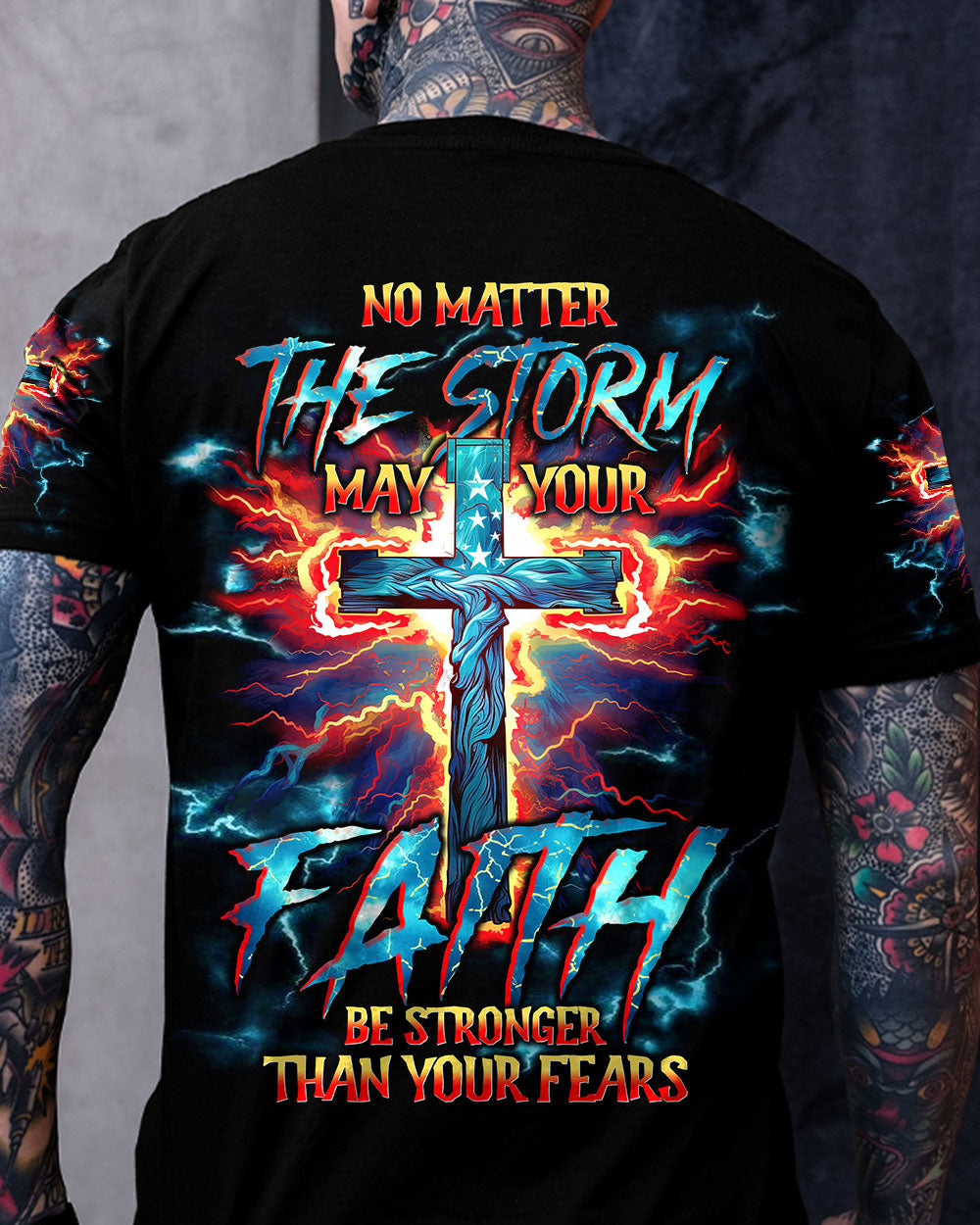 No Matter The Storm Men's All Over Print Shirt - Tlnt1110234