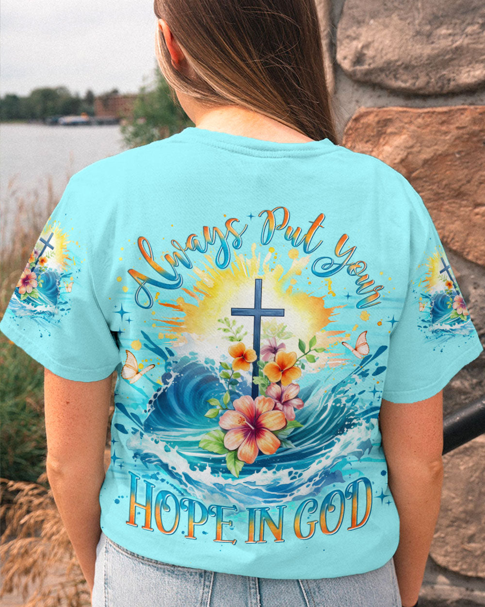 Always Put Your Hope In God Women's All Over Print Shirt - Yhln1010234