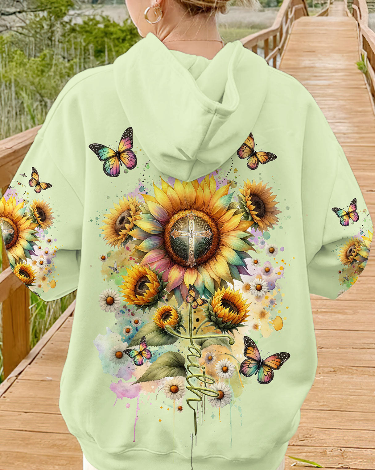 Faith Sunflower Women's All Over Print Shirt - Tltr0812234