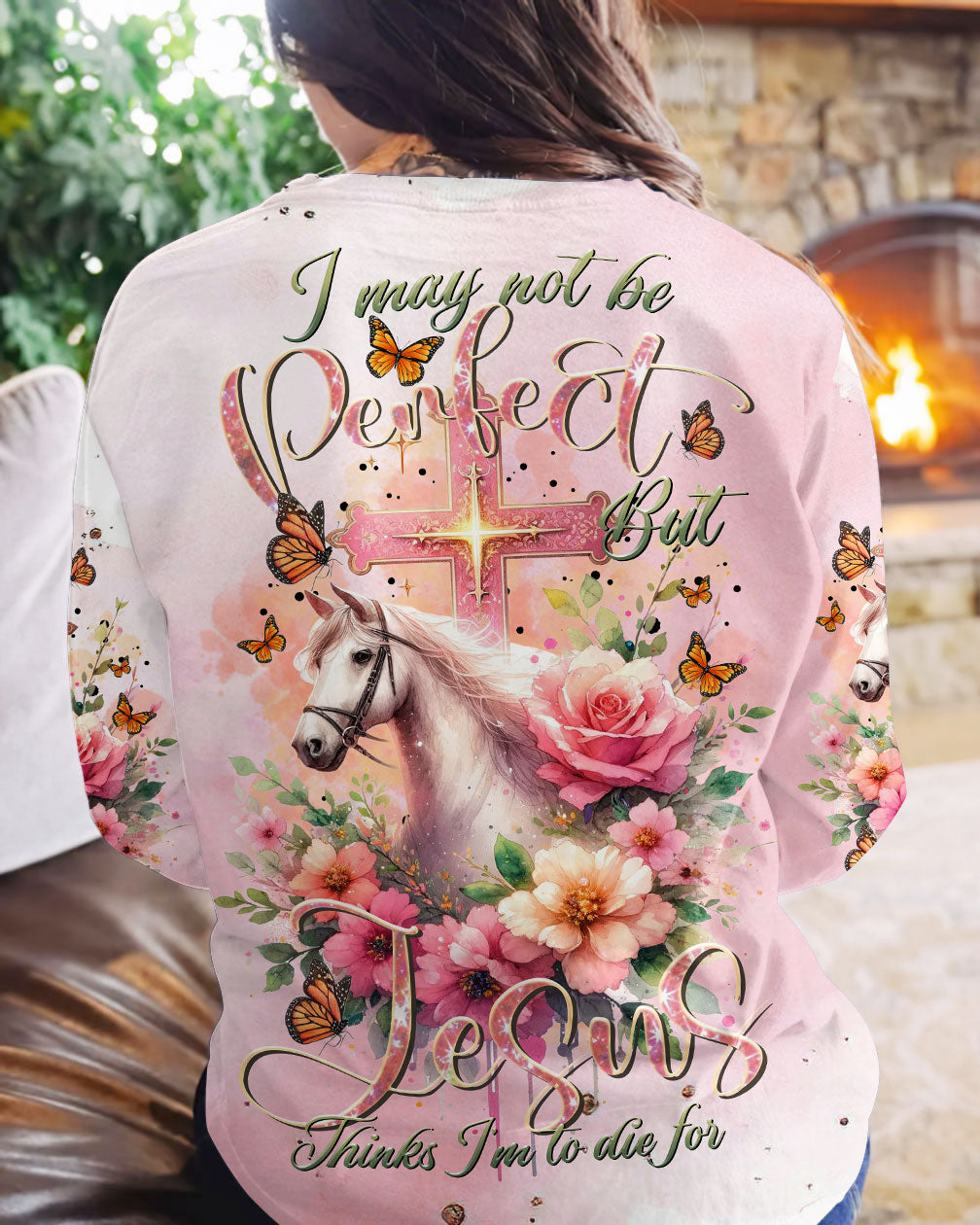 I May Not Be Perfect Horse Women's All Over Print Shirt - Tltr1611232