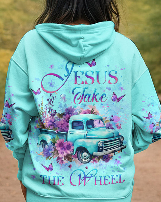 Jesus Take The Wheel Women's All Over Print Shirt - Yhlt0412231