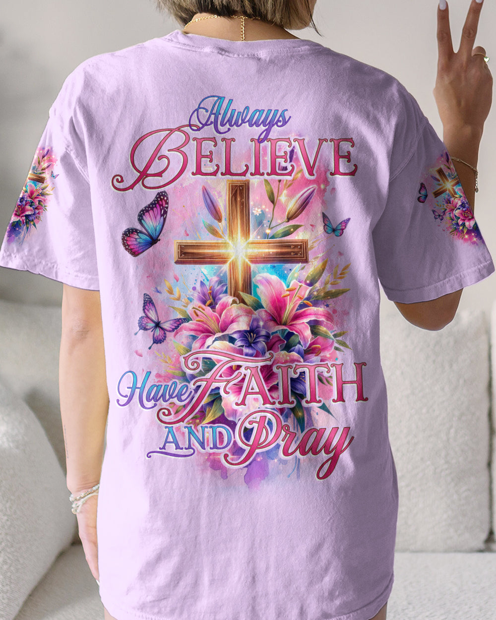 Always Believe Women's All Over Print Shirt - Tytd1511234