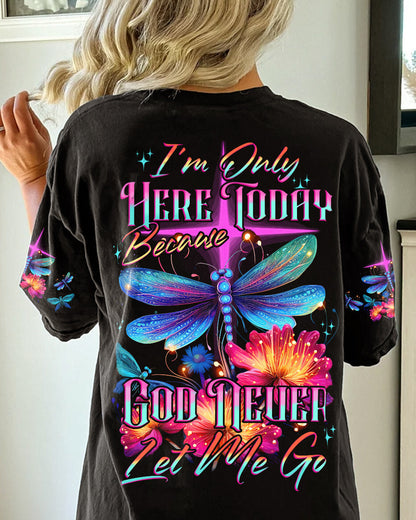 God Never Let Me Go Dragonfly Women's All Over Print Shirt - Tytd1007234