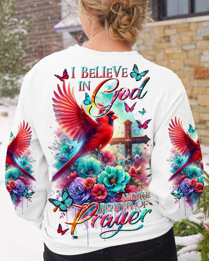 I Believe In God Cardinal Women's All Over Print Shirt - Tltr0512233