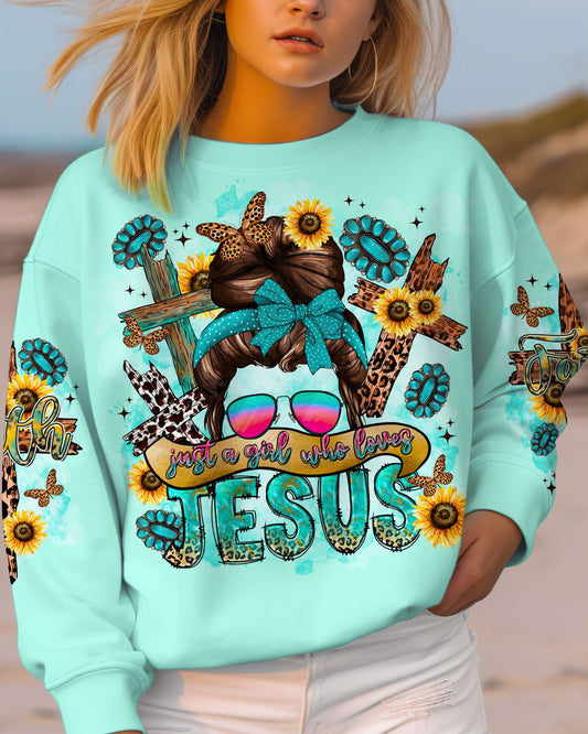 Just A Girl Who Loves Jesus Women's All Over Print Shirt - Tltr2209233