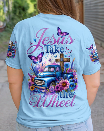 Jesus Take The Wheel Women's All Over Print Shirt - Tytd2811231