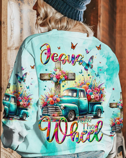 Jesus Take The Wheel Women's All Over Print Shirt - Tltr1311232