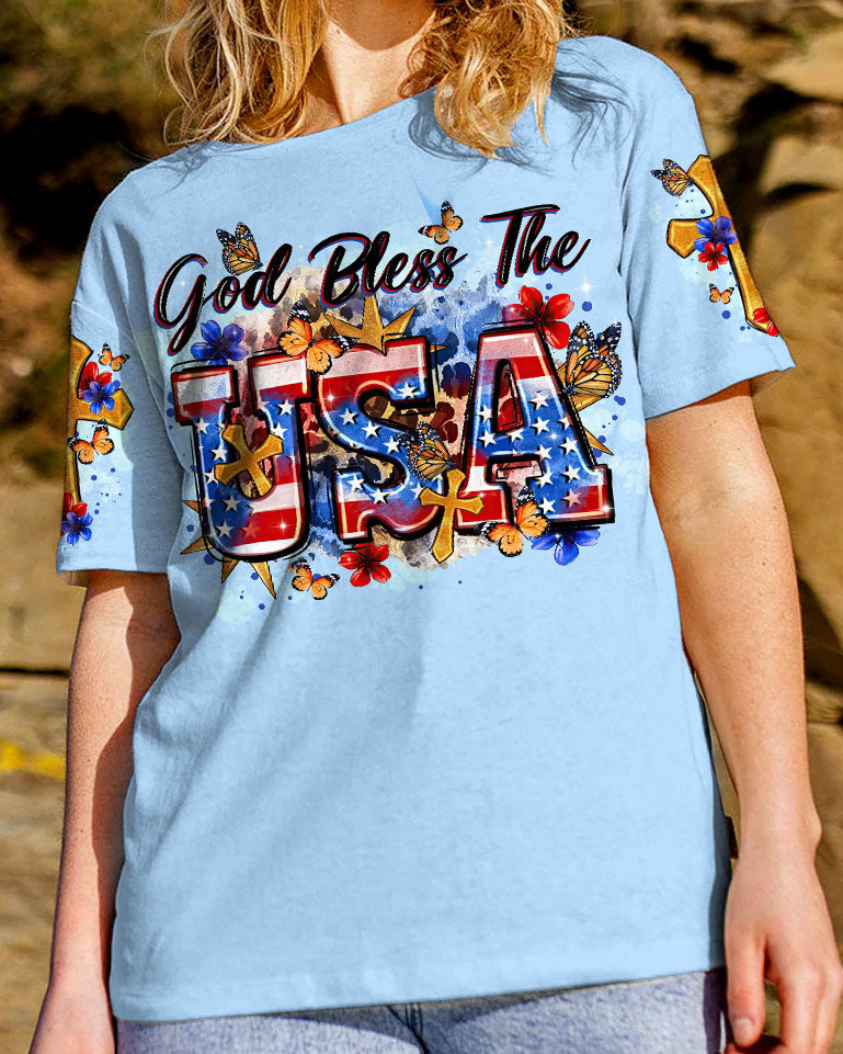 God Bless The USA Women's All Over Print Shirt - Tltr1509233