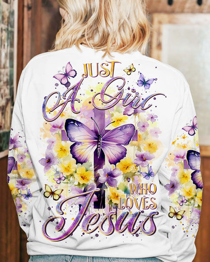 Just A Girl Who Loves Jesus Women's All Over Print Shirt - Tltr2812233