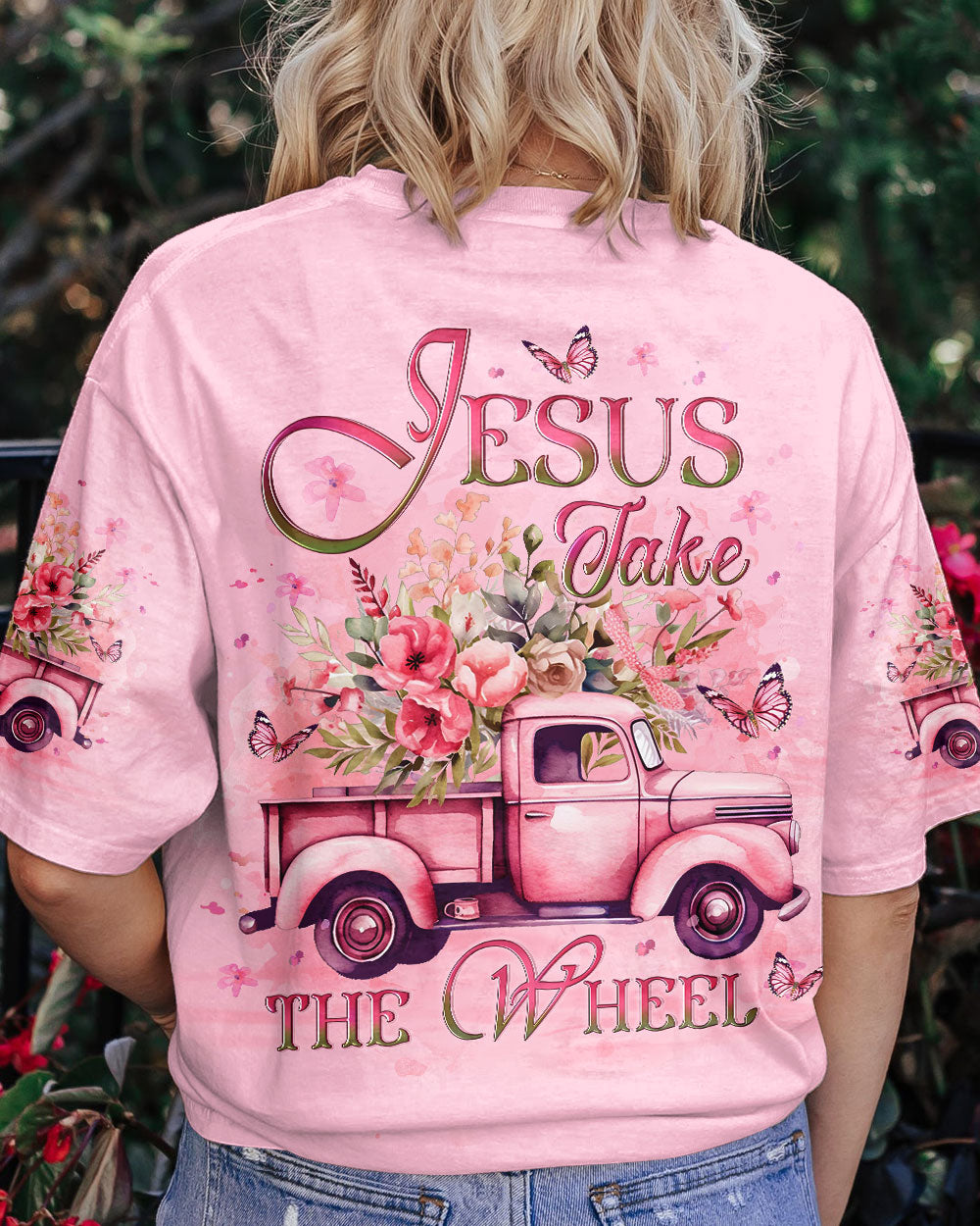 Jesus Take The Wheel Women's All Over Print Shirt - Yhlt1212233