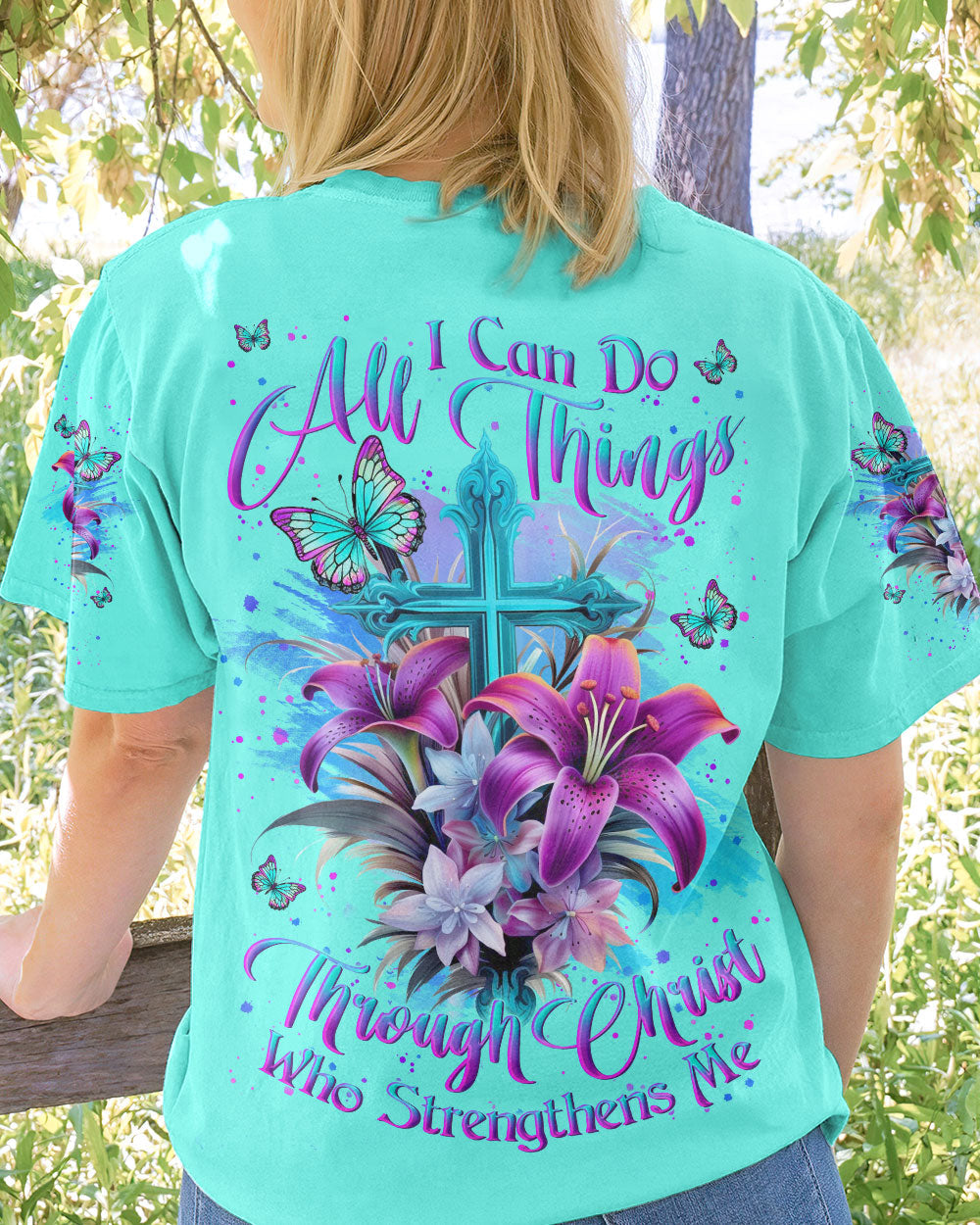 I Can Do All Things Through Christ Women's All Over Print Shirt - Yhln211232