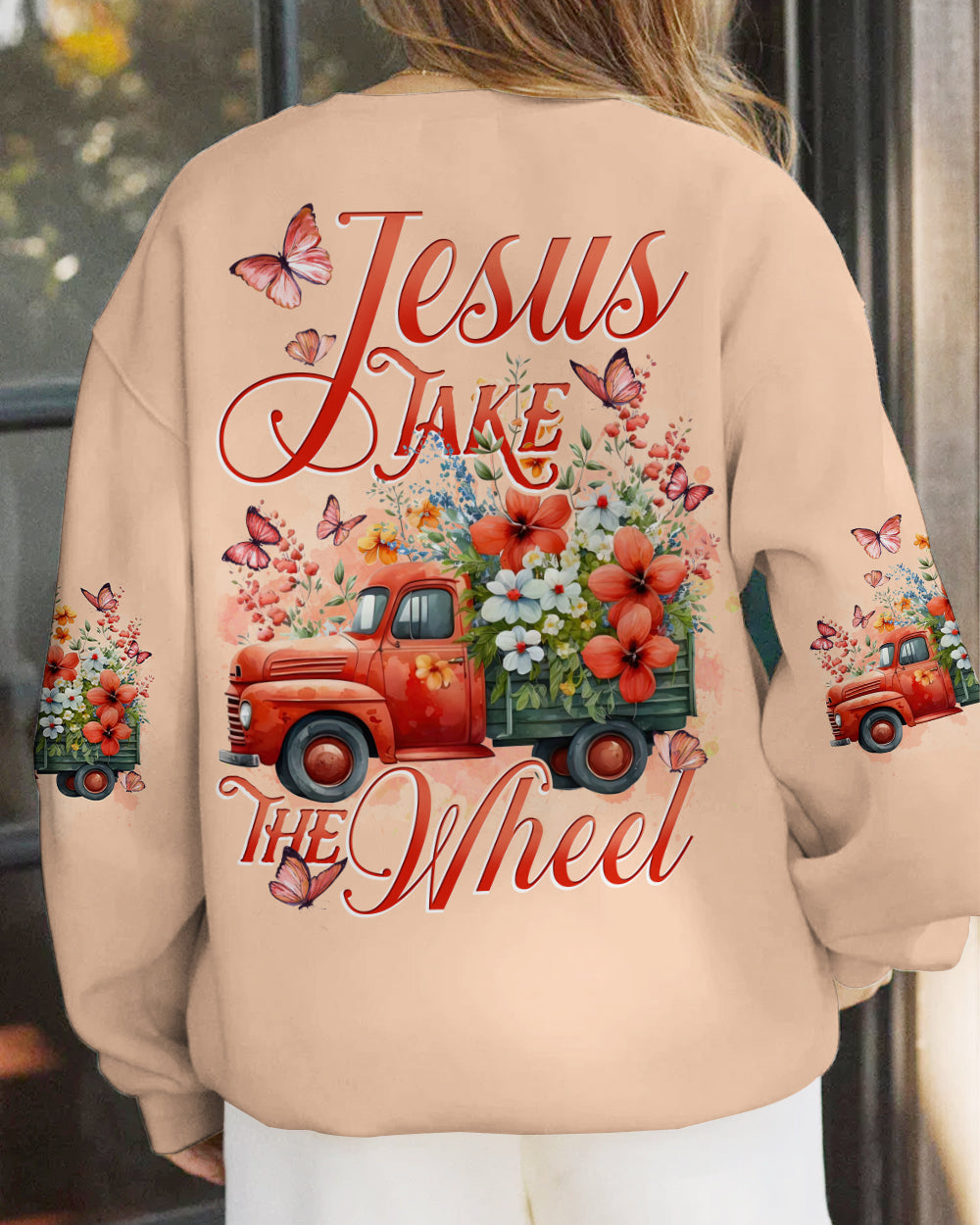 Jesus Take The Wheel Women's All Over Print Shirt - Tytd0112236