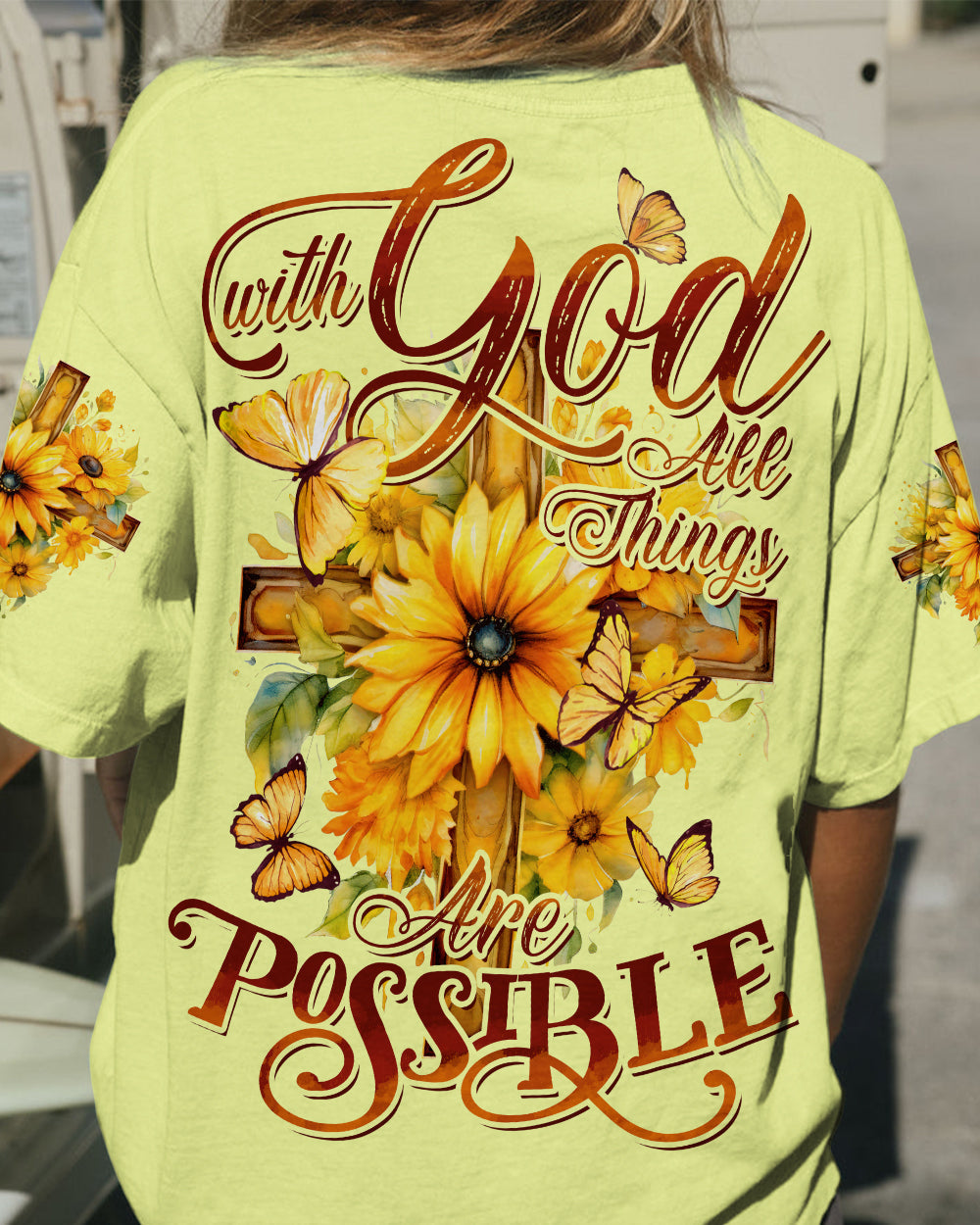 With God All Things Are Possible Women's All Over Print Shirt - Tytd2407232