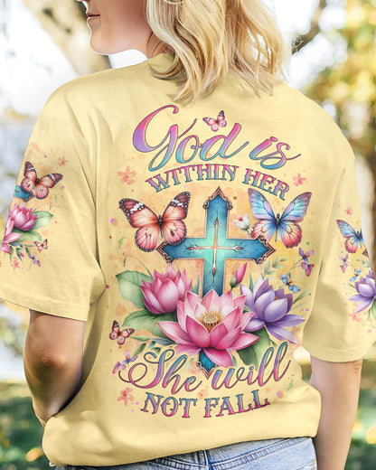 God Is Within Her Women's All Over Print Shirt - Yhlt0512232