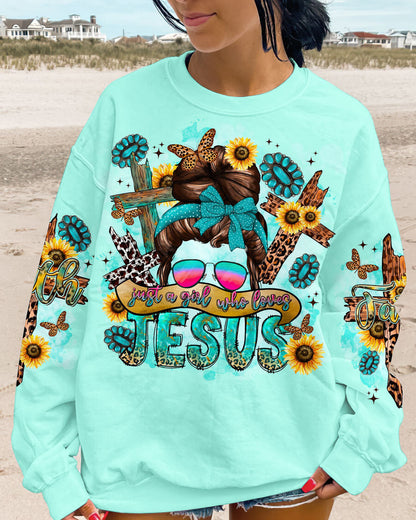 Just A Girl Who Loves Jesus Women's All Over Print Shirt - Tltr2209233