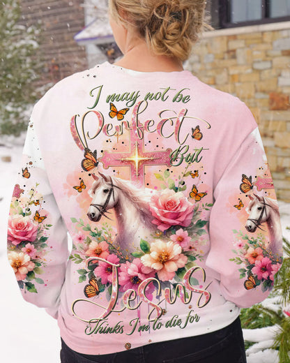 I May Not Be Perfect Horse Women's All Over Print Shirt - Tltr1611232