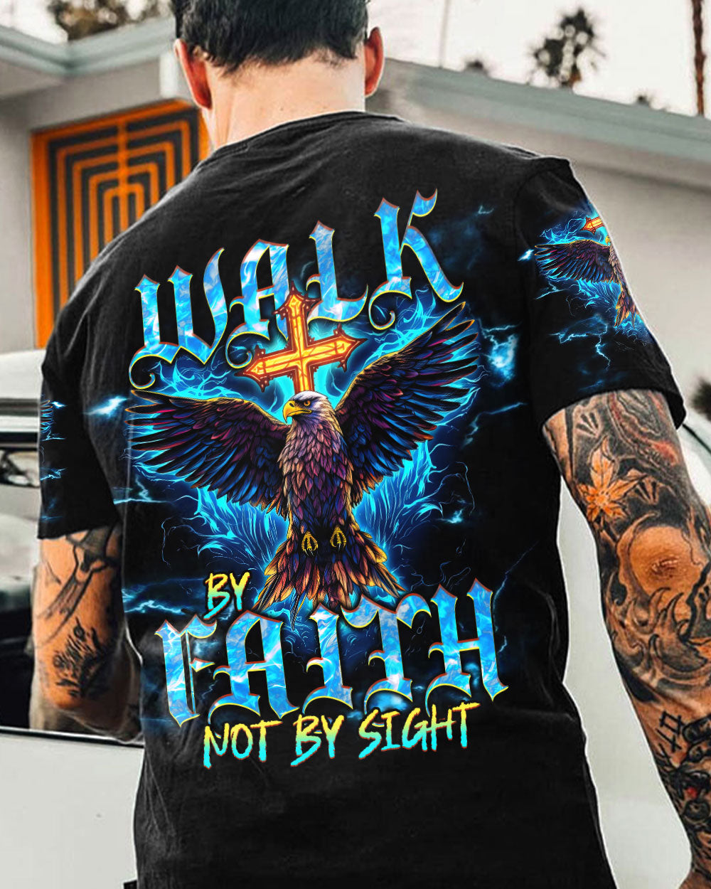 Walk By Faith Not By Sight Men's All Over Print Shirt - Tlnt1010234