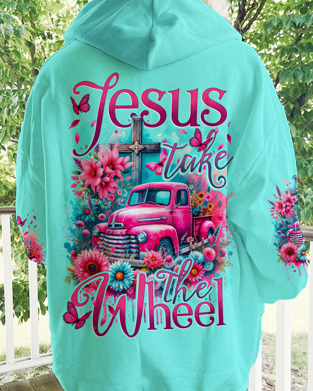 Jesus Take The Wheel Women's All Over Print Shirt - Tytd0812234