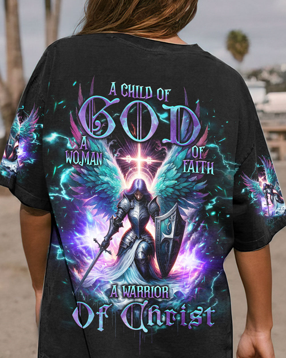 A Warrior Of Christ Women's All Over Print Shirt - Tlnt2310234