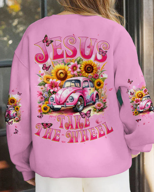 Jesus Take The Wheel Women's All Over Print Shirt - Tytd2211231