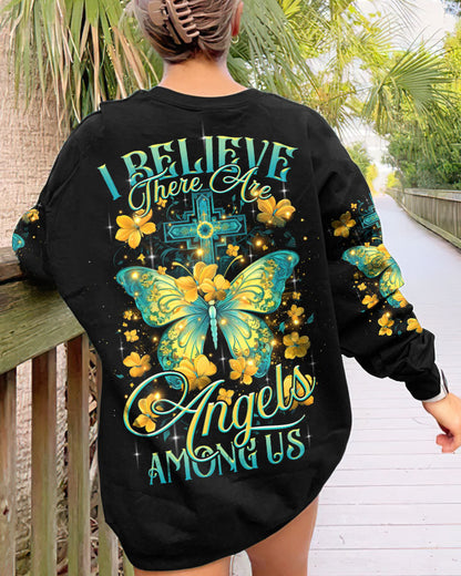 I Believe There Are Angels Among Us Women's All Over Print Shirt - Tltr1710233