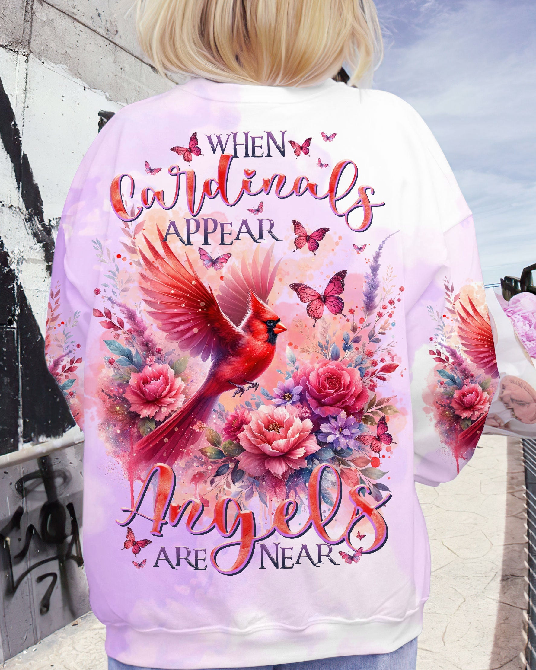 When Cardinals Appear Angels Are Near Women's All Over Print Shirt - Tltr1512232