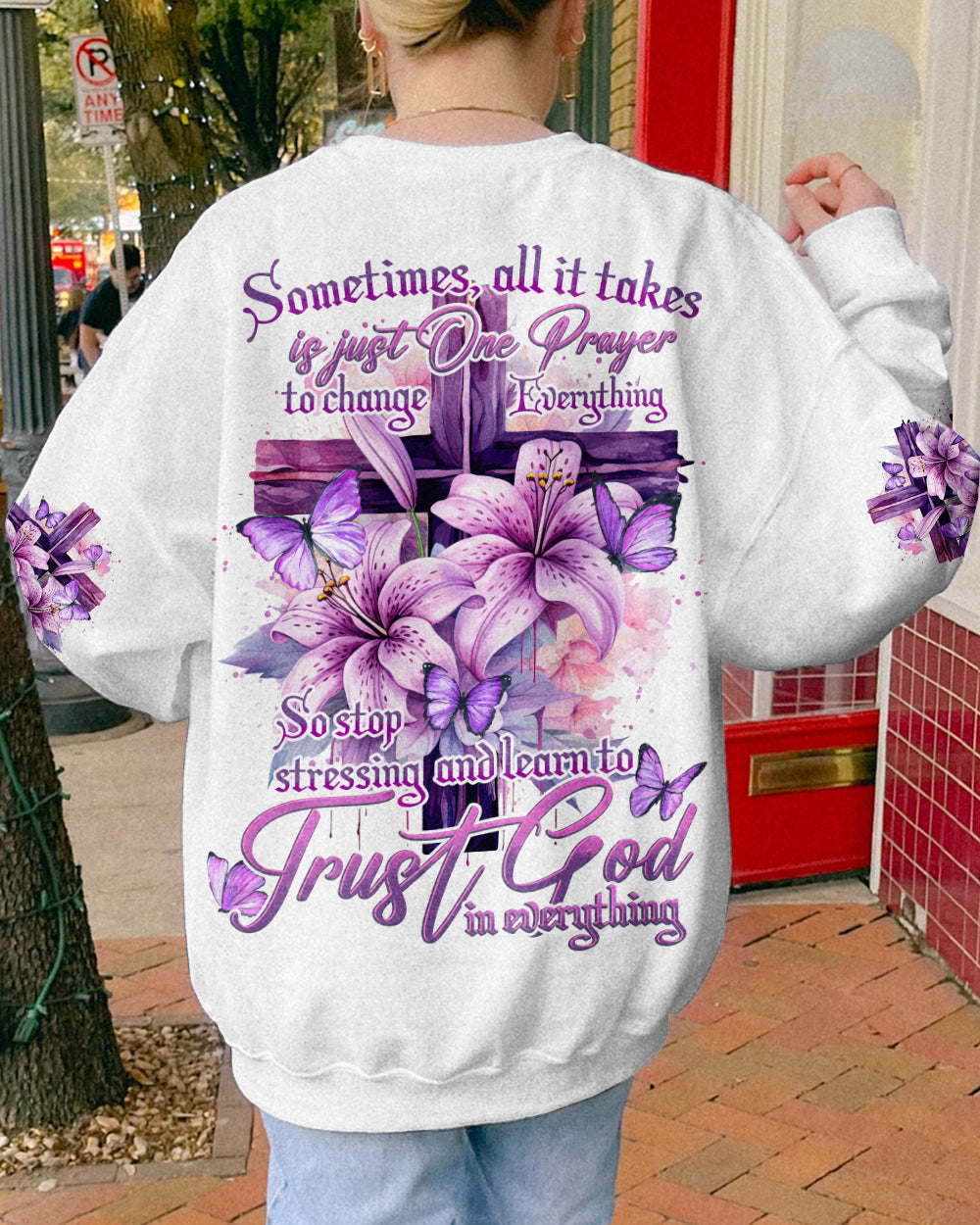 Trust God In Everything Women's All Over Print Shirt - Tytd1609231