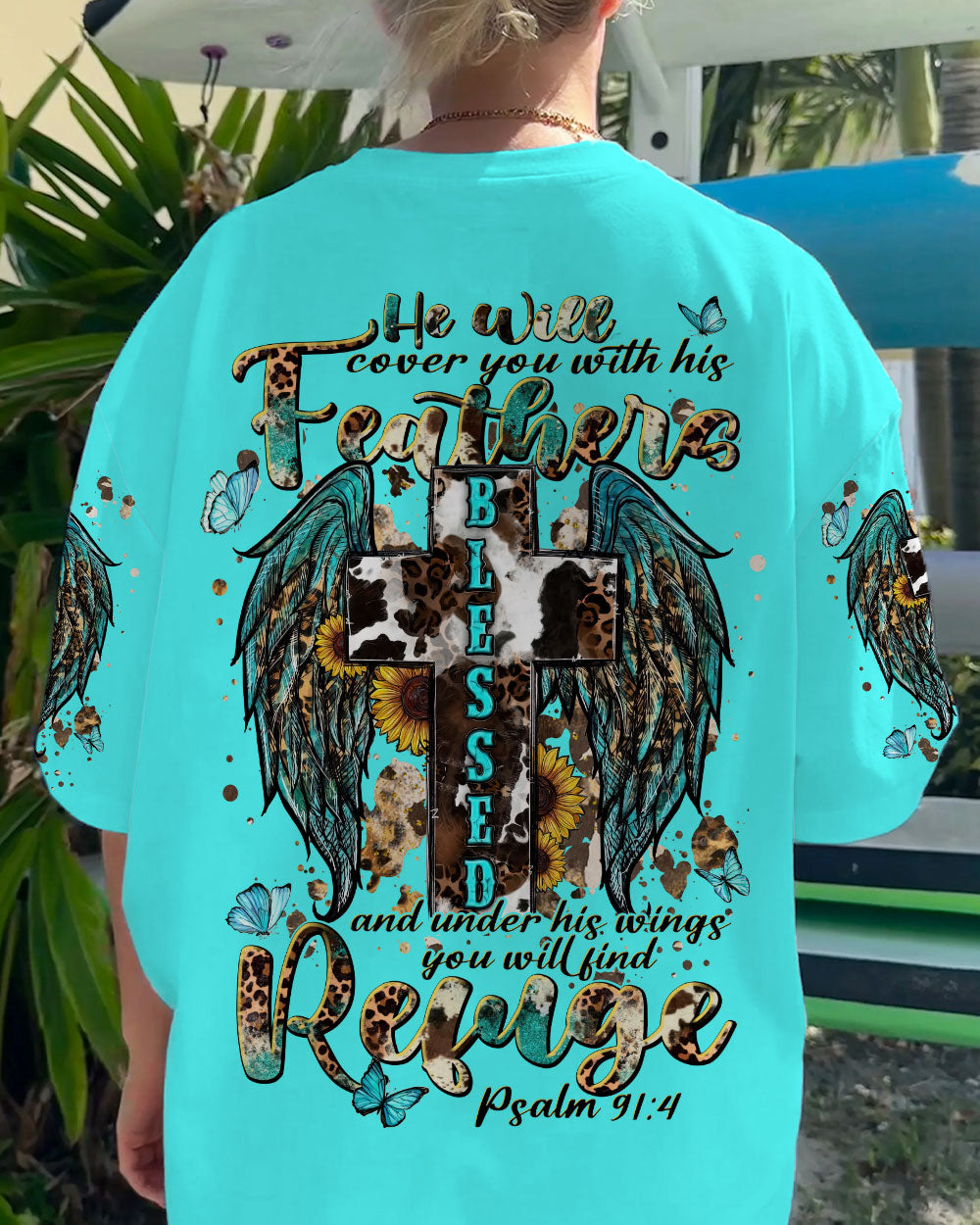 He Will Cover You Women's All Over Print Shirt - Tlnt2109232