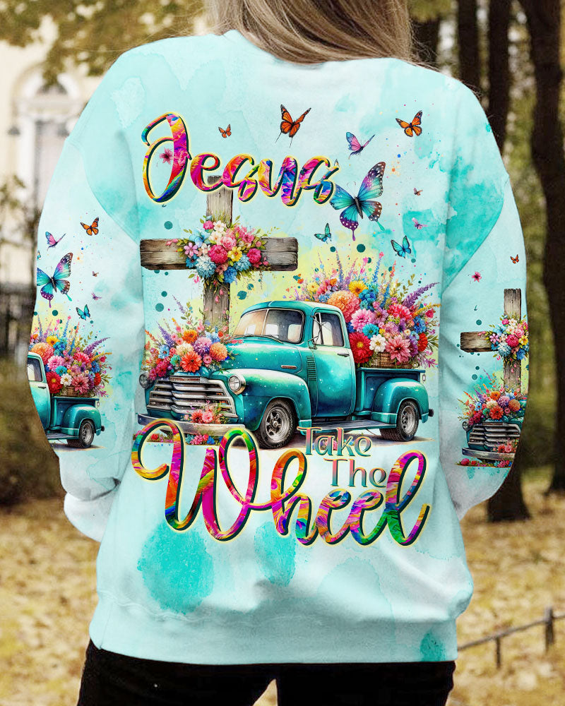 Jesus Take The Wheel Women's All Over Print Shirt - Tltr1311232