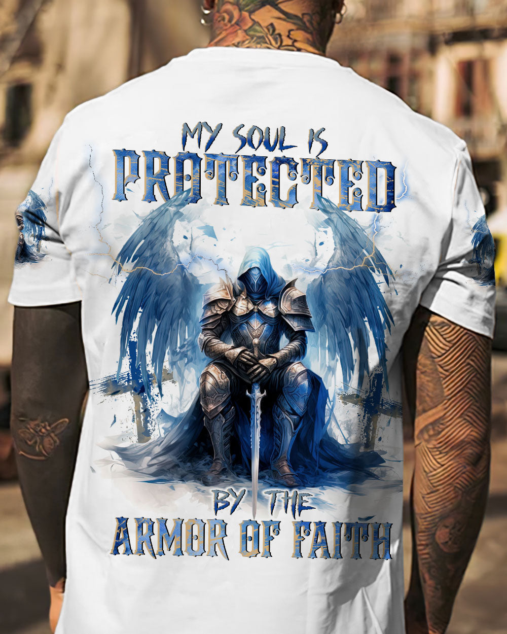 My Soul Is Protected Men's All Over Print Shirt - Tlnt0910234