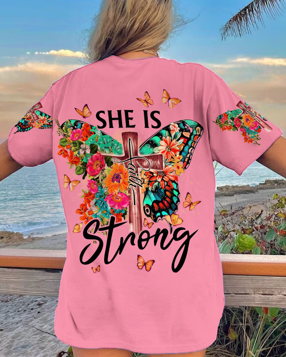 She Is Strong Women's All Over Print Shirt - Tytd0507233