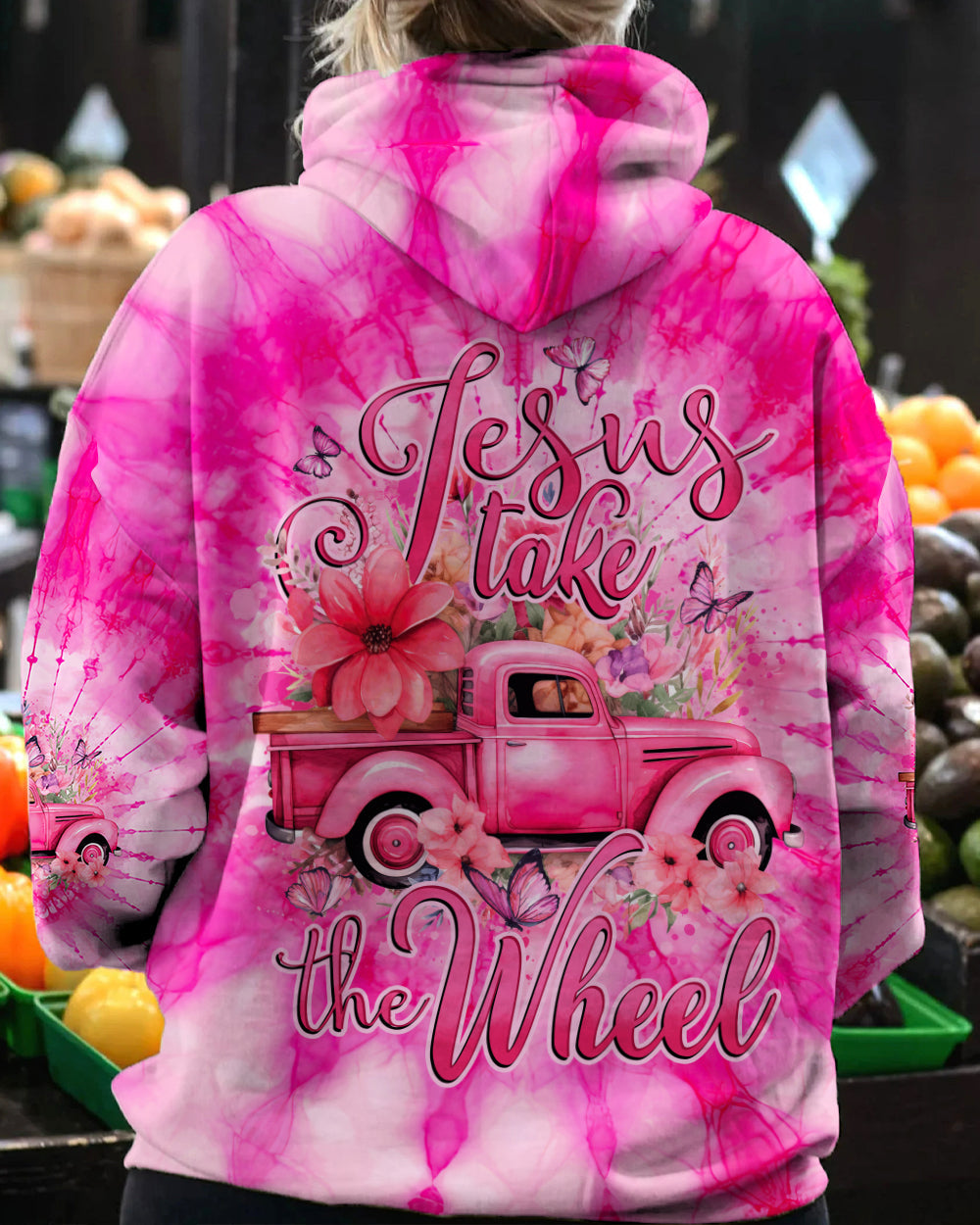 Jesus Take The Wheel Tie Dye Women's All Over Print Shirt - Tytd1412231