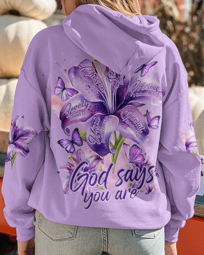 God Says You Are Women's All Over Print Shirt - Tytd0609231