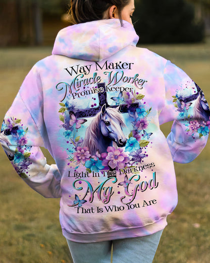 Way Maker Miracle Worker Horse Women's Christian Tshirt All Over Print - Tltr1410231