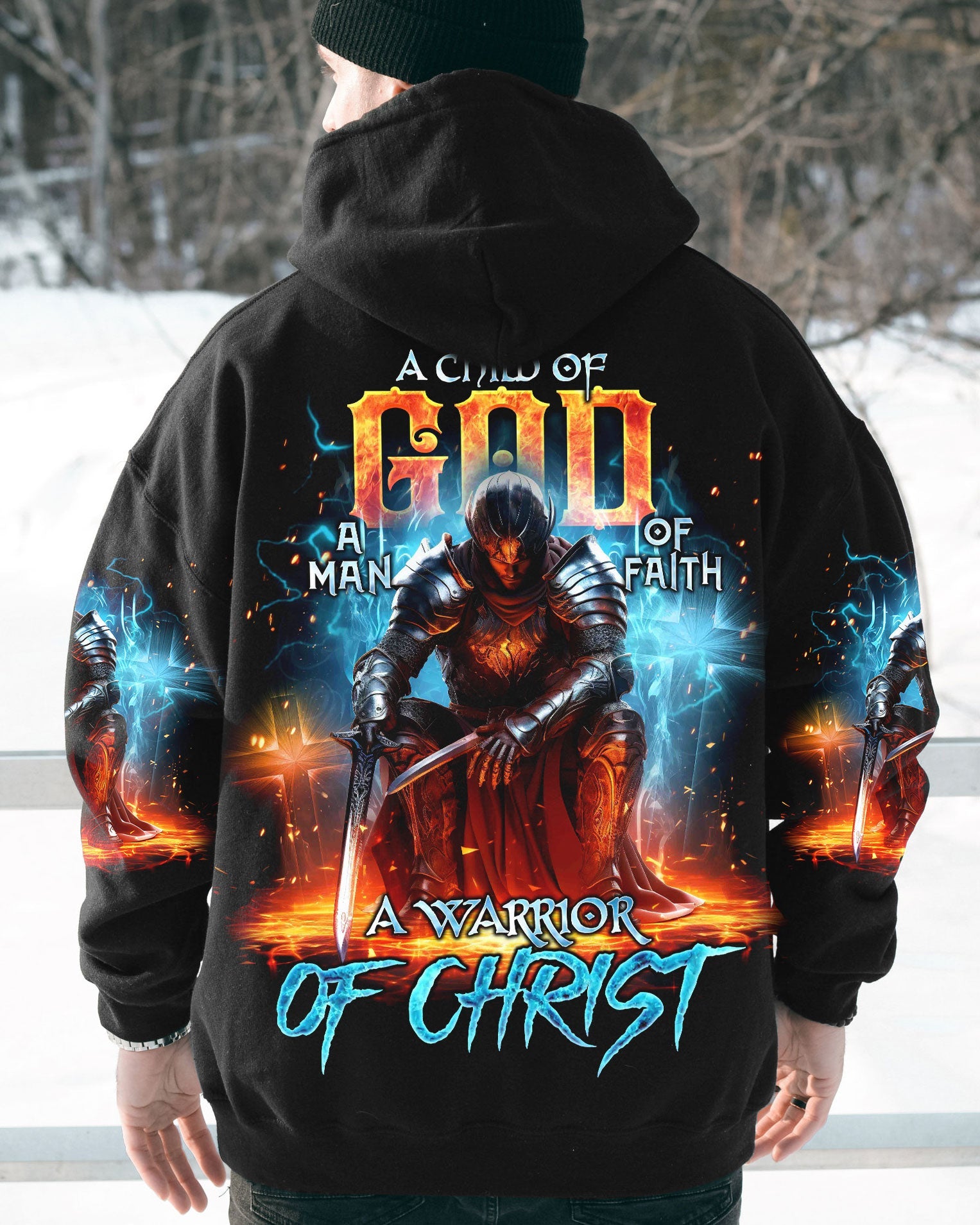 A Warrior Of Christ Men's All Over Print Shirt - Tlno2709234