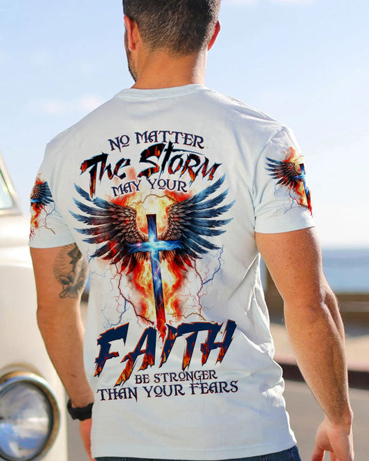 No Matter The Storm Men's All Over Print Shirt - Tltw0607232